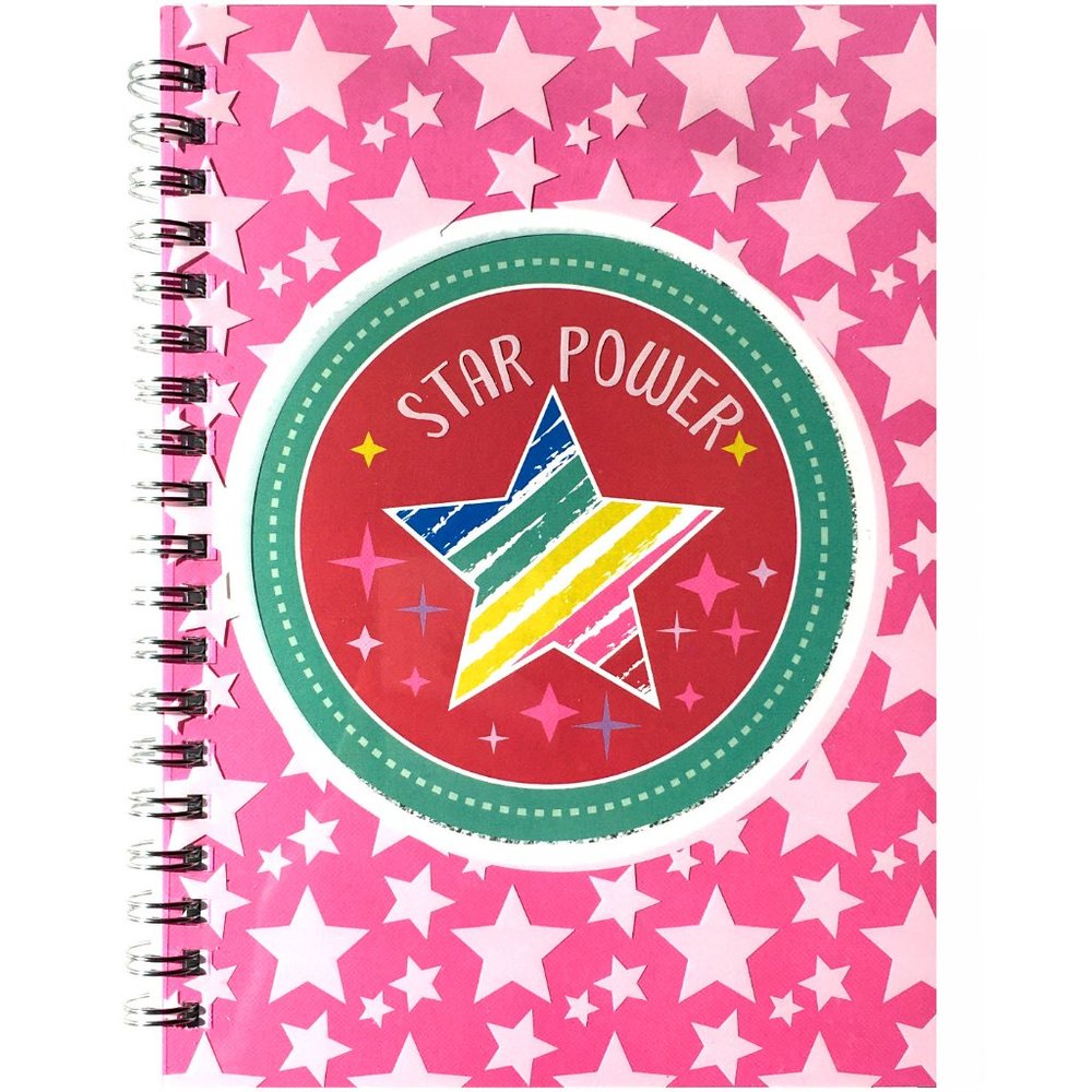 Pink STAR POWER Notebook